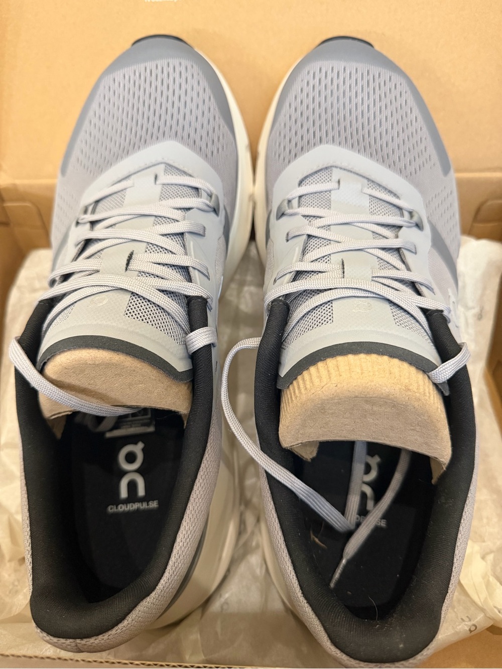 On Cloudcloud Cloudpulse Men’s Athletic Shoes - Grey/White - Size 12.5 - Picture 3 of 5